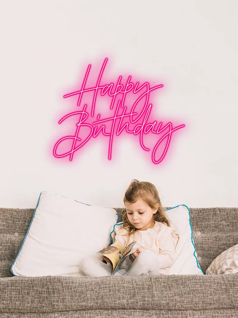 Toysign Elegant Happy Birthday - LED LED neon sign product image