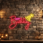 Toysign Custom Text Happy Birthday LED neon sign product image