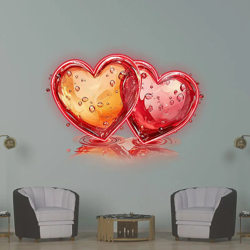 Two Hearts Wedding Ceremony Creative LED neon sign product image