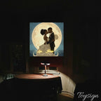 Romantic Wedding - Moonlit Couple LED LED neon sign product image