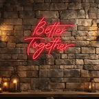 Toysign Better Together Text LED neon sign product image