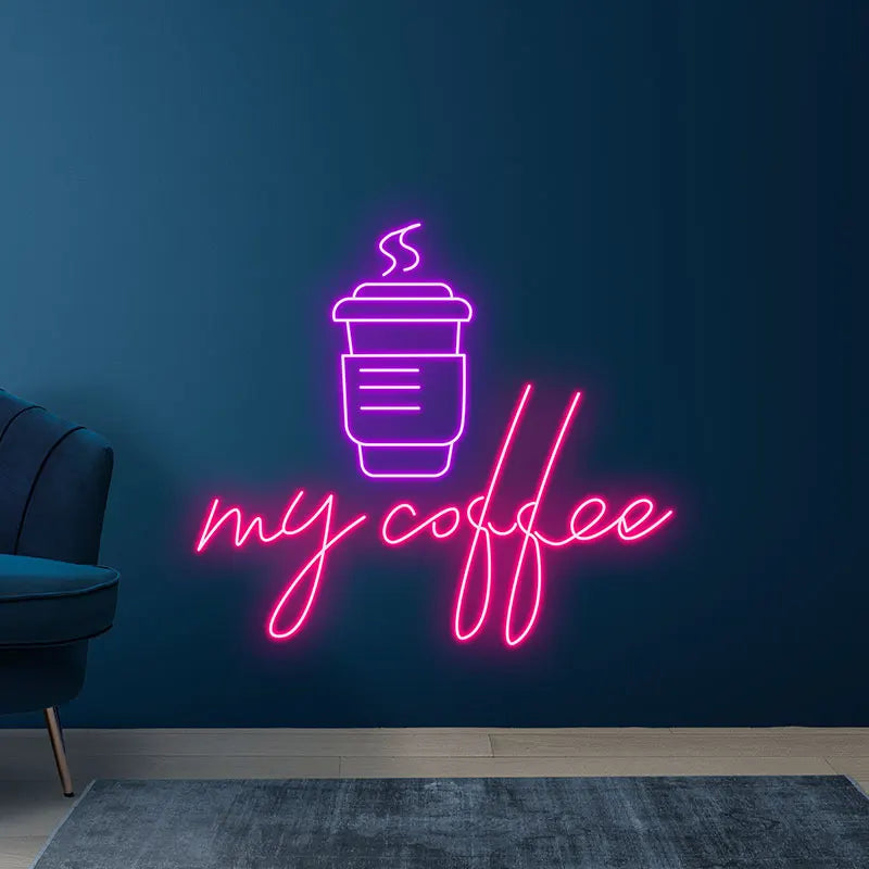 Toysign My Coffee Wall Light - Modern LED neon sign product image