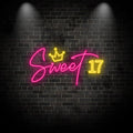 Toysign Sweet 17 - LED Birthday Wall LED neon sign by NeonCS