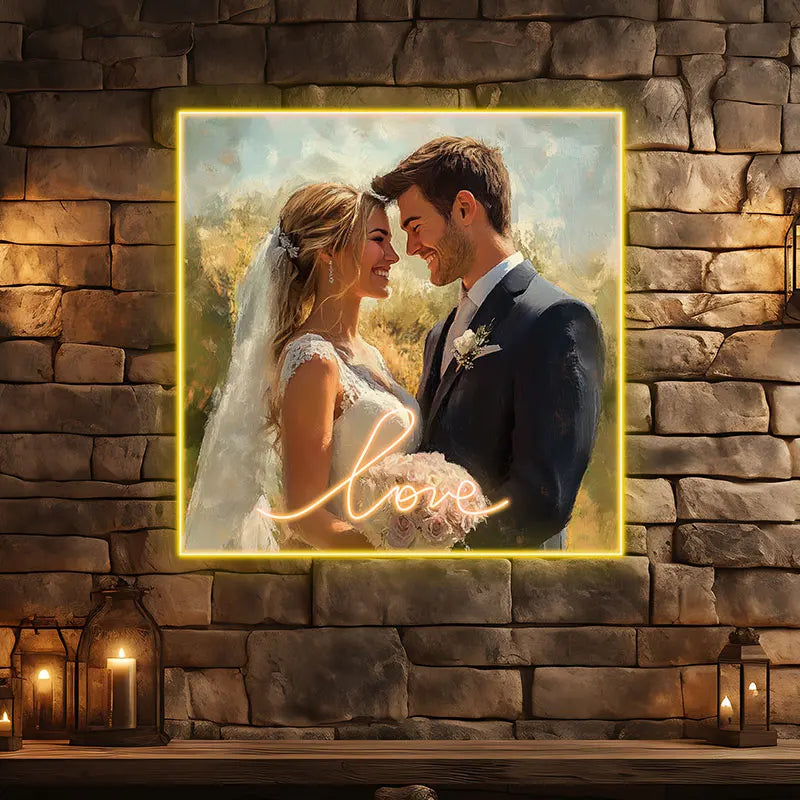 Wedding Photo Acrylic Light Creative LED neon sign product image