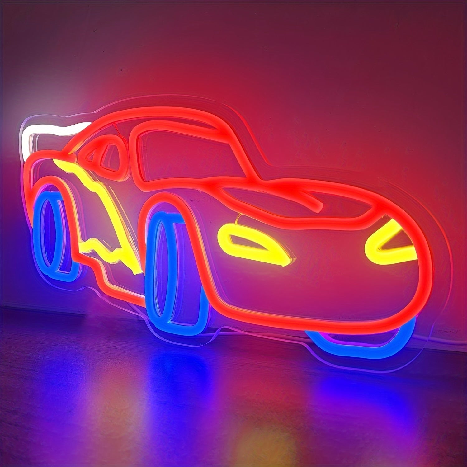 Red Sports Car - Cool Wall Decor for LED neon sign product image