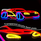 Red Sports Car - Cool Wall Decor for LED neon sign product image