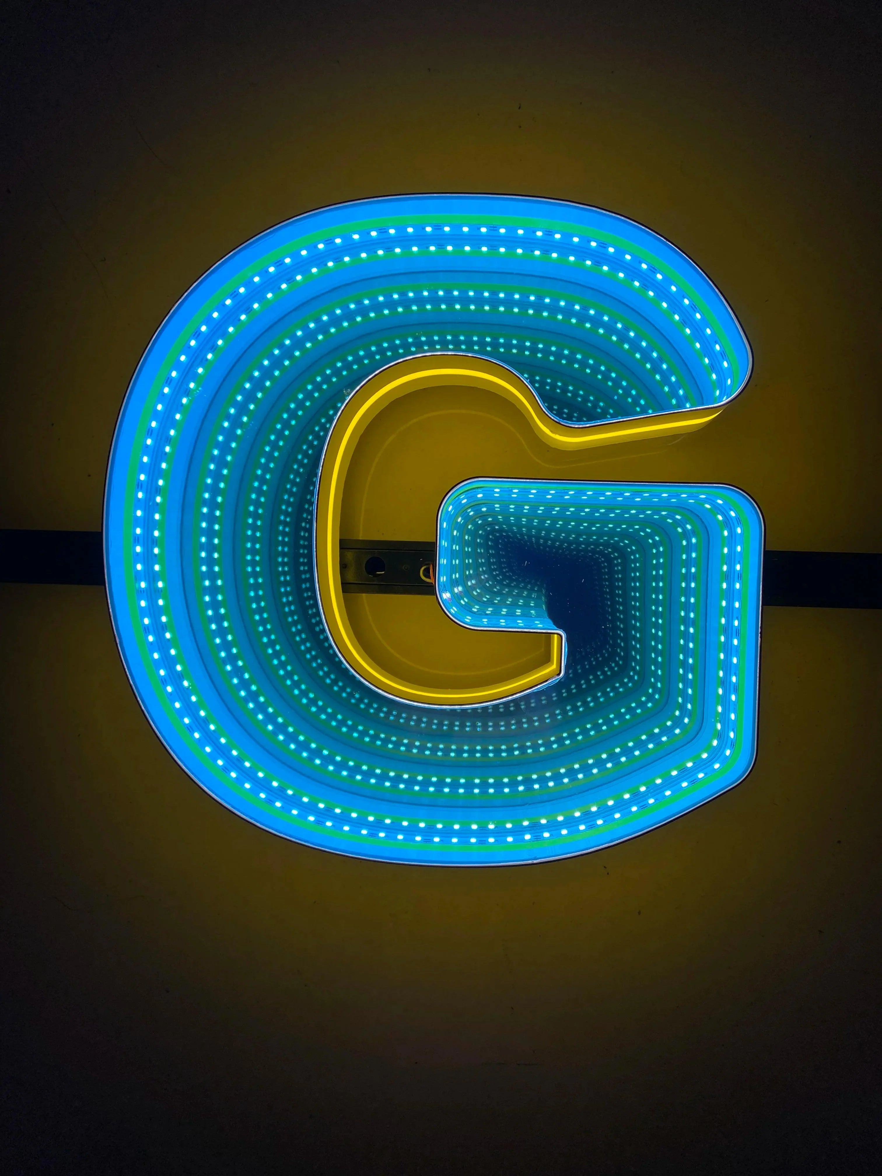 Stocked Infinity Mirror 3d Letters LED neon sign product image