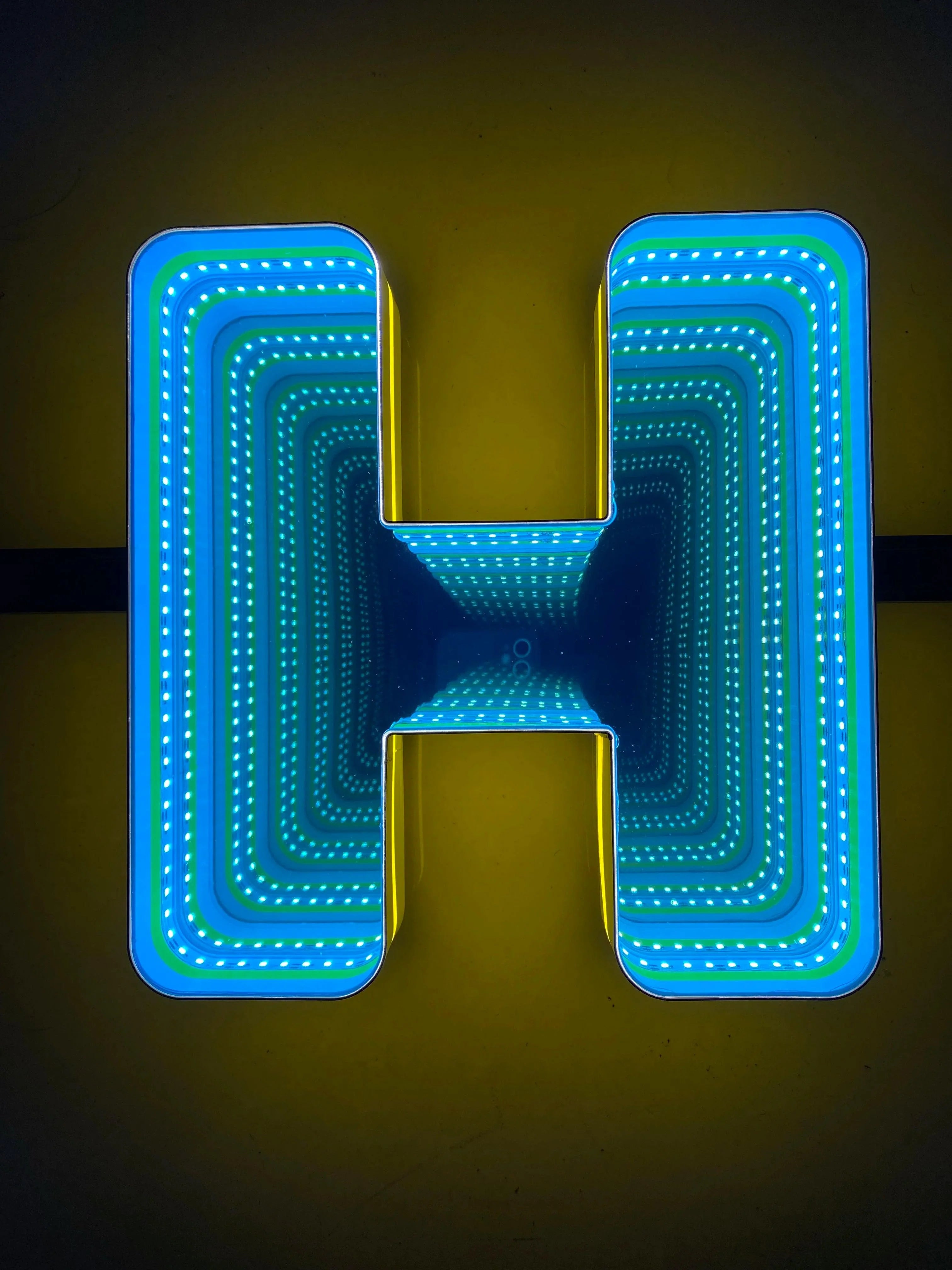 Stocked Infinity Mirror 3d Letters LED neon sign product image