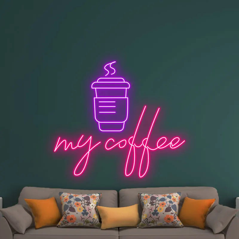 Toysign My Coffee Wall Light - Modern LED neon sign product image