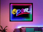 Open Sign - LED Infinity LED neon sign by NeonCS