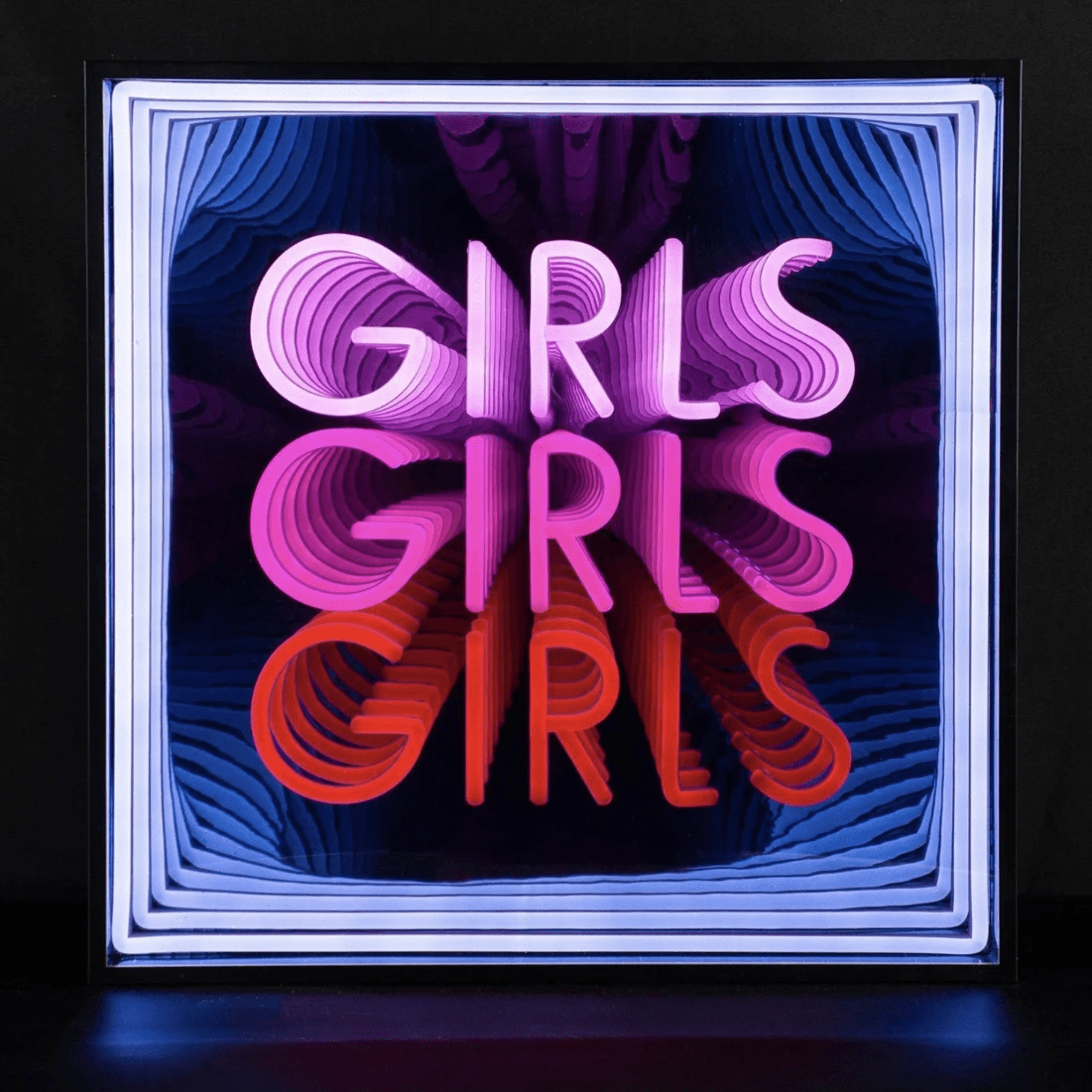 Girls Girls Girls" Neon LED Infinity LED neon sign product image