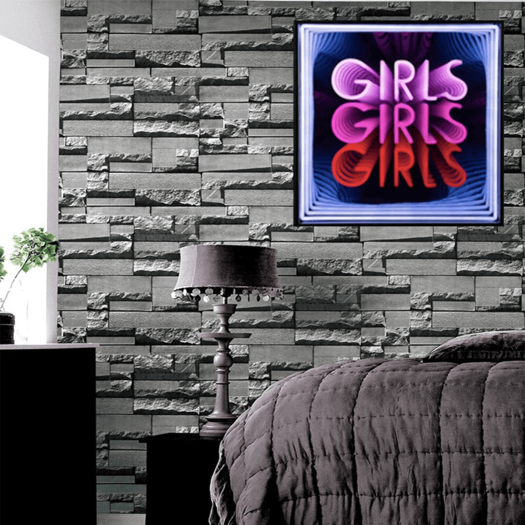 Girls Girls Girls" Neon LED Infinity LED neon sign product image