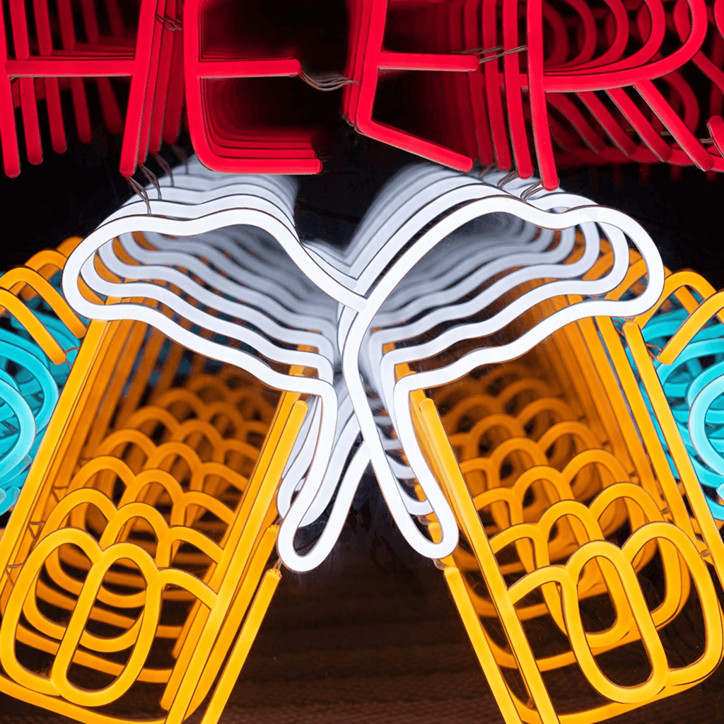Cheers Magic Mirror LED neon sign product image
