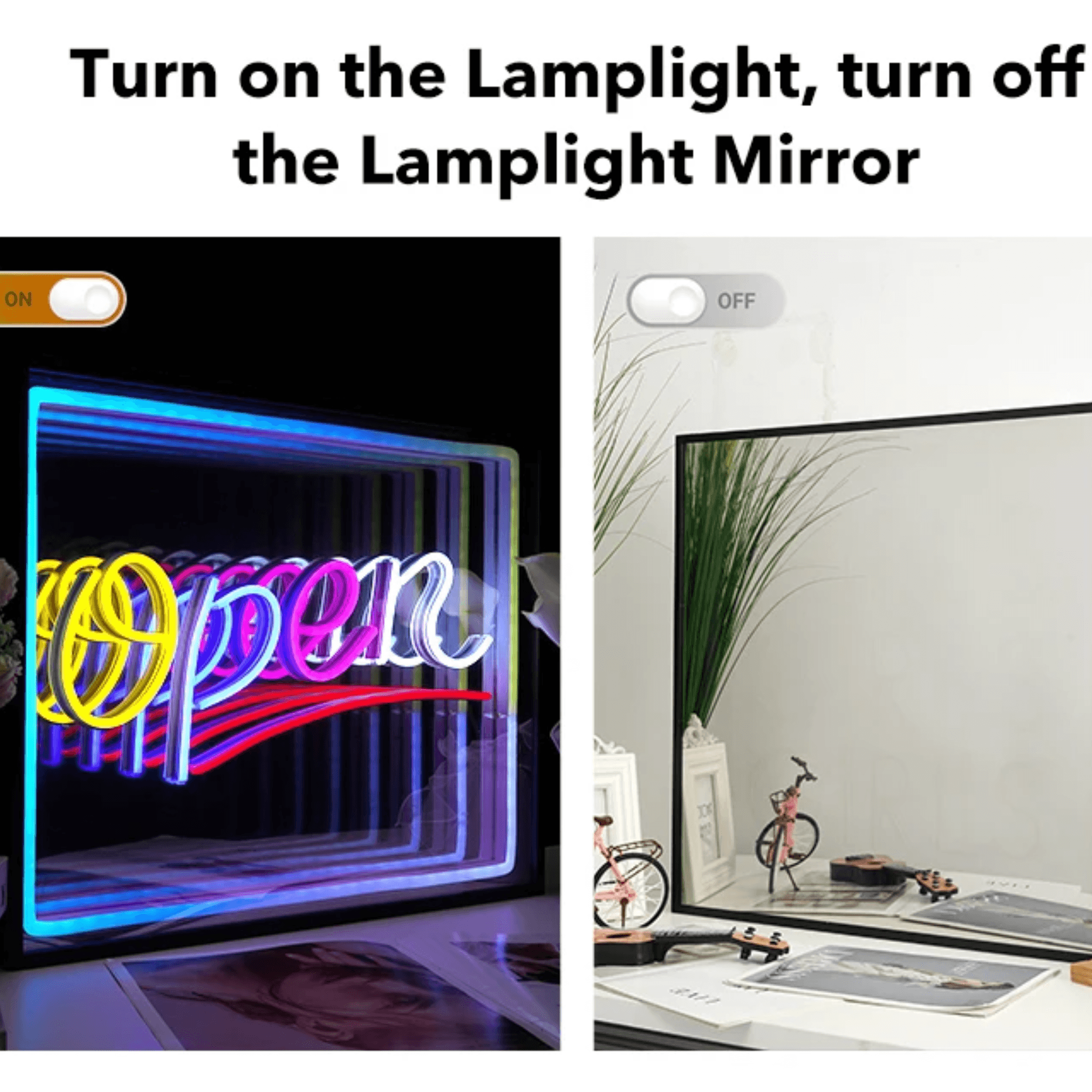 Open Sign - LED Infinity LED neon sign product image