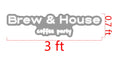 Brew & House Coffee Party LED neon sign by NeonCS