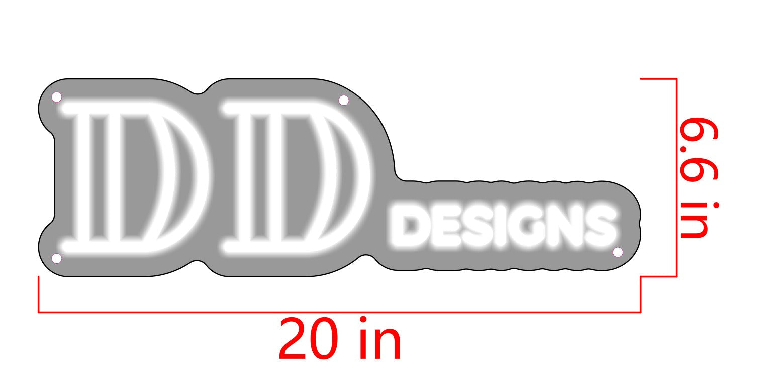 Dddesigns LED neon sign by NeonCS