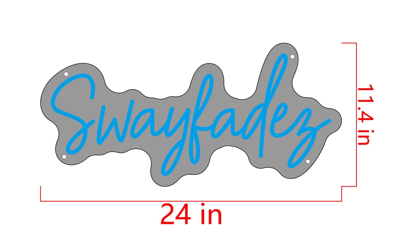 Sway LED neon sign by NeonCS