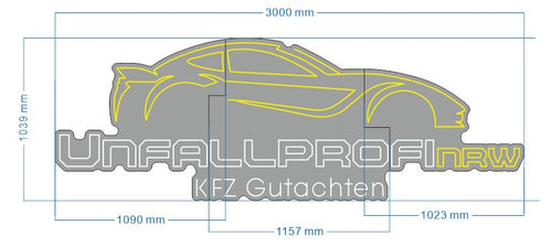 Car 300cm LED neon sign by NeonCS