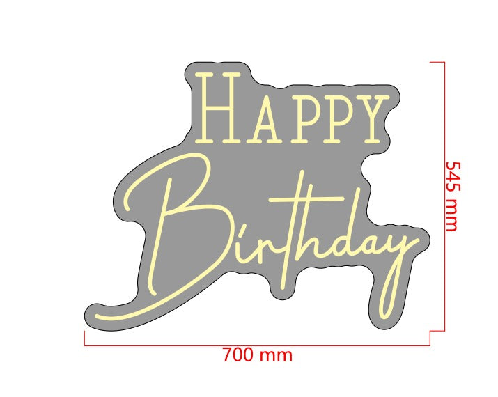 Happy Birthday LED neon sign by NeonCS