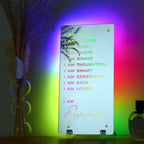 Custom Affirmations Mirror LED neon sign by NeonCS
