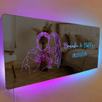 Custom Photo Mirror Name Mirror LED neon sign by NeonCS