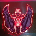 Uv Printed Biker Bar Decor Garage LED LED neon sign by NeonCS