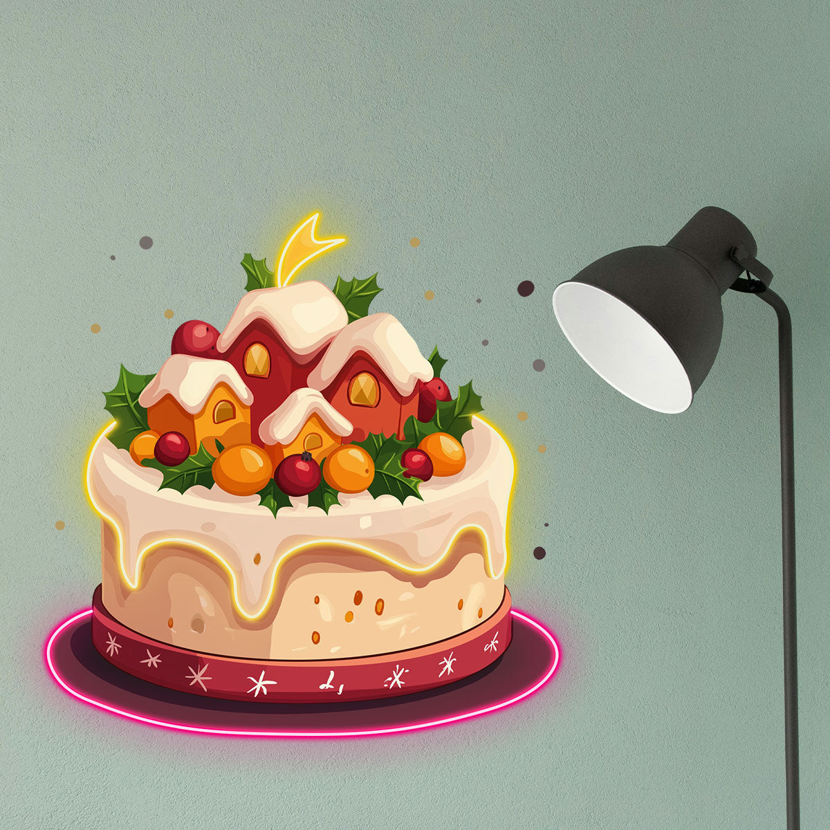 Cake Uv - Printed ，custom Cake Vivid LED neon sign by NeonCS