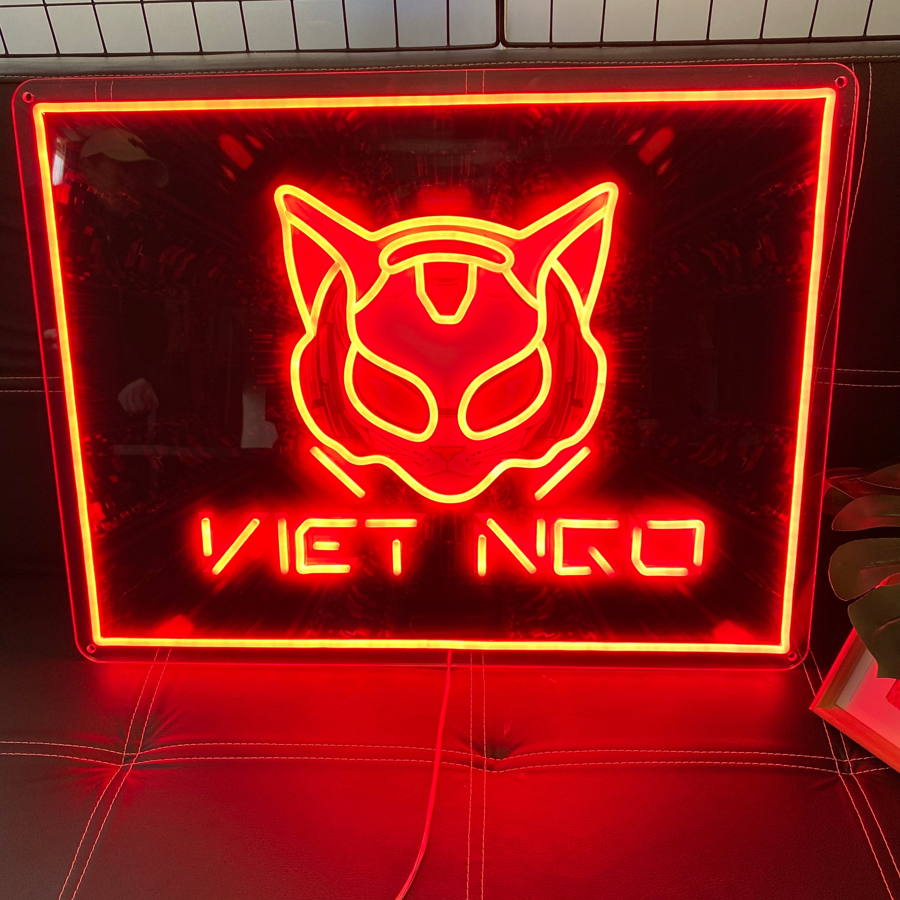 Custom Cat Logo - Great for Shop or LED neon sign product image