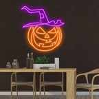 Halloween Pumpkin Head for Halloween LED neon sign product image