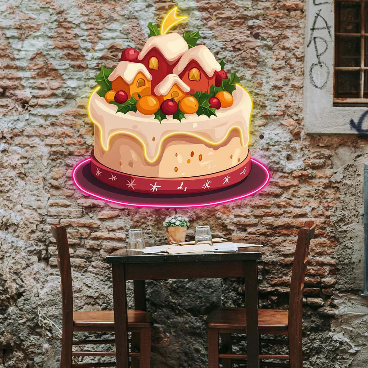 Cake Uv - Printed ，custom Cake Vivid LED neon sign product image
