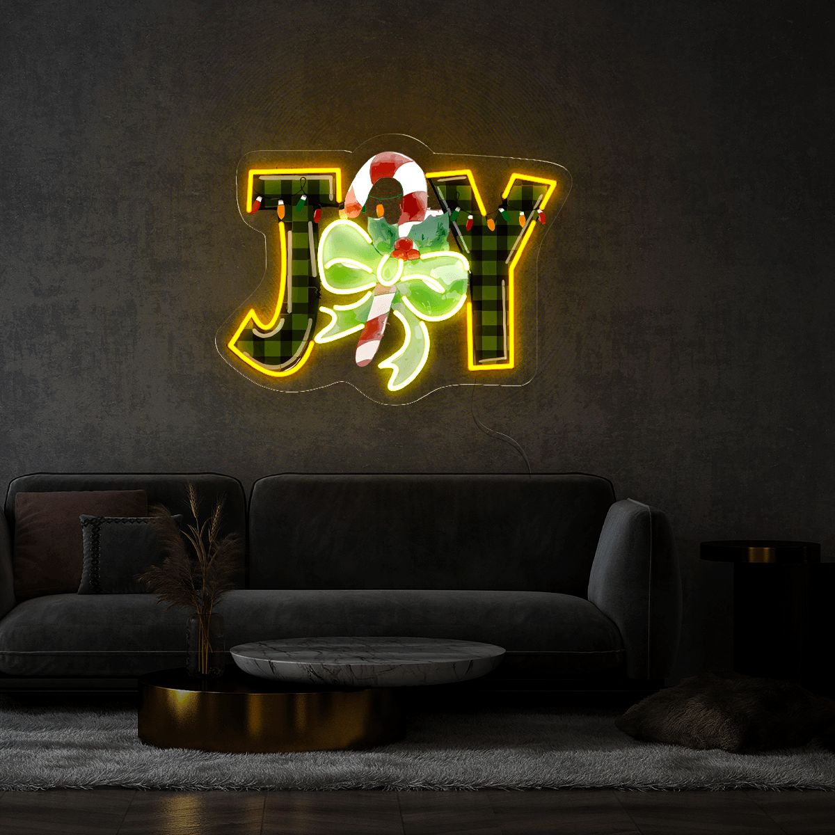 Merry Christmas Joy Artwork LED neon sign product image