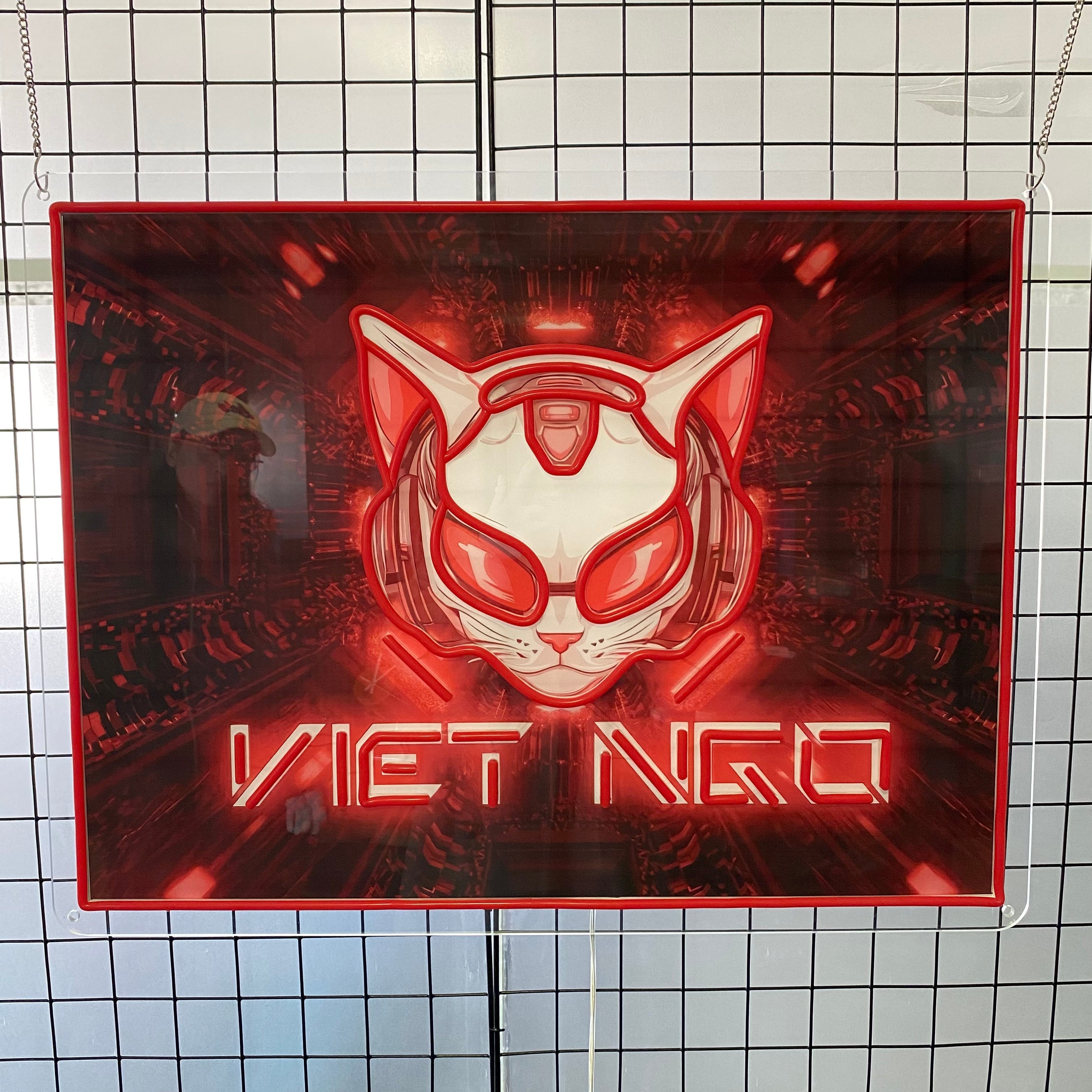 Custom Cat Logo - Great for Shop or LED neon sign product image