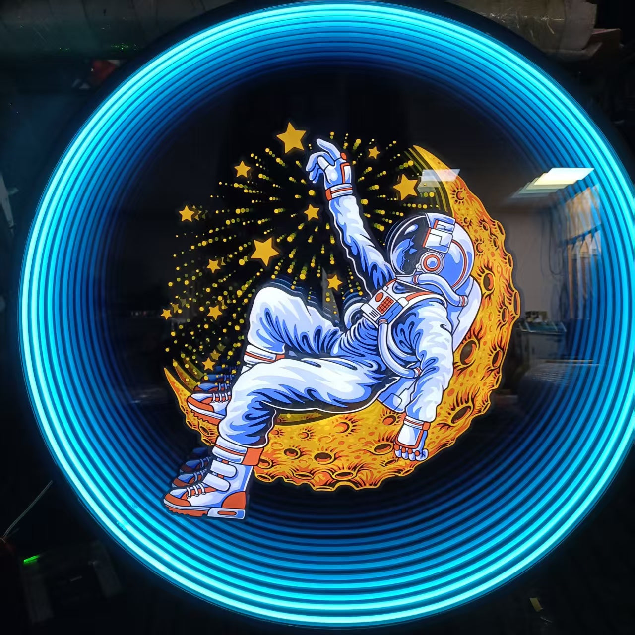 Galactic Astronaut - Handcrafted LED neon sign product image