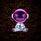 Cute Astronaut Robot Artwork LED neon sign product image