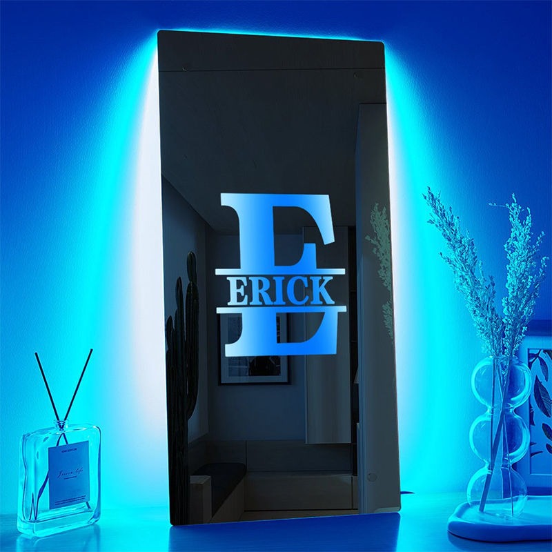Personalized Name Mirror with LED neon sign by NeonCS