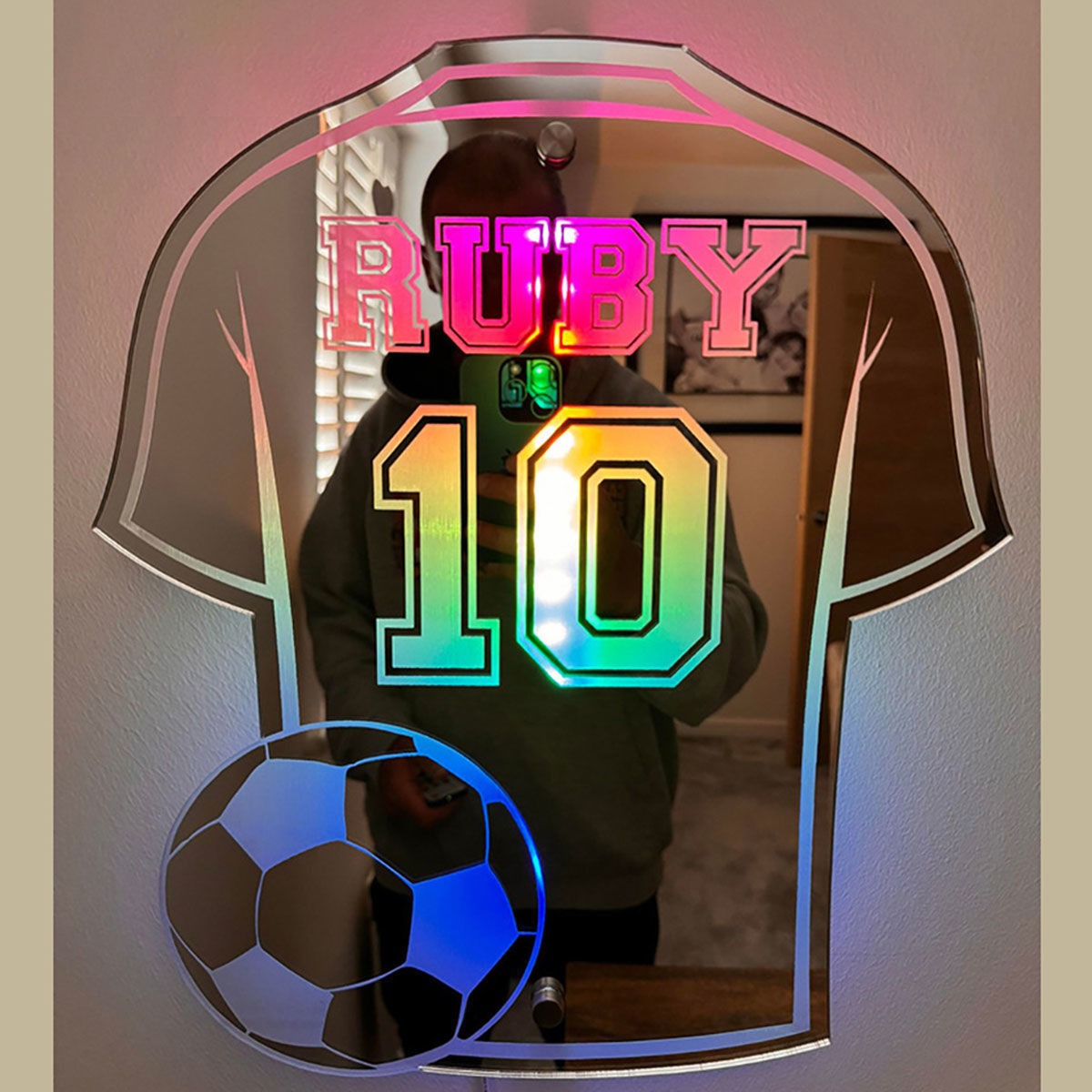Personalized Football Jersey Jersey LED neon sign by NeonCS
