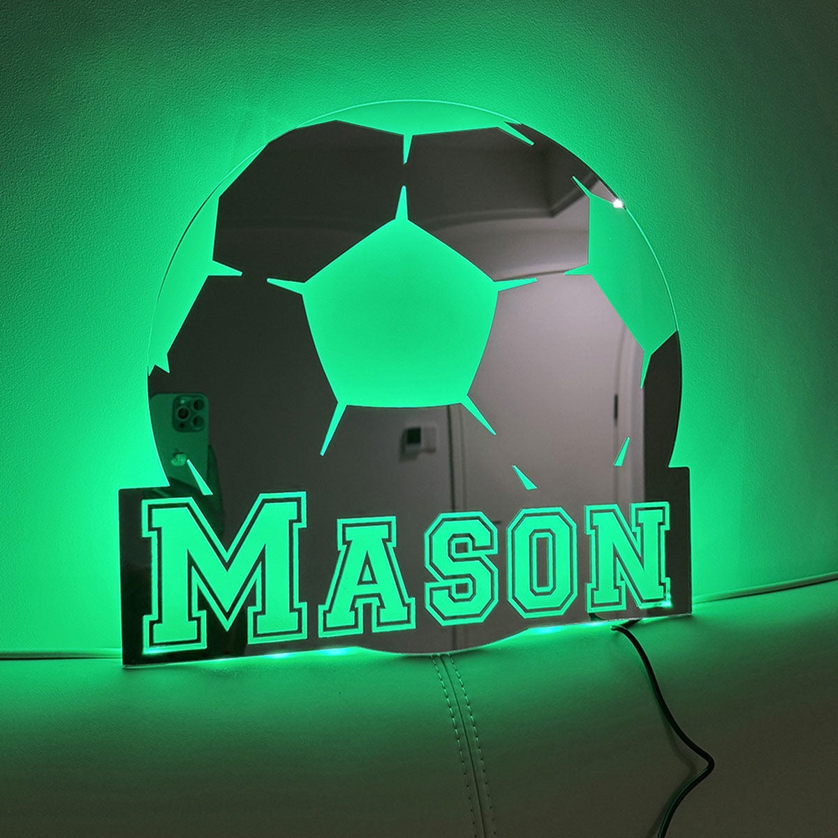 Personalized Football Style Name LED neon sign product image