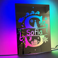 Personalized Name Mirror with LED neon sign by NeonCS