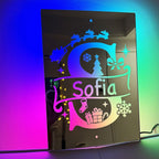 Personalized Name Mirror with LED neon sign by NeonCS