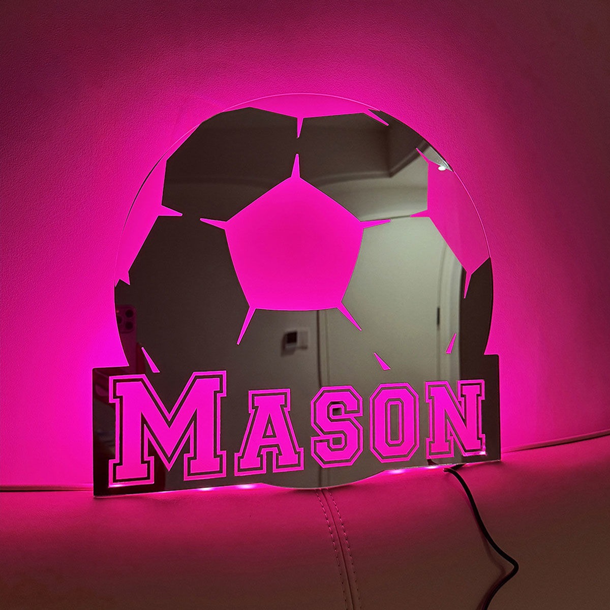 Personalized Football Style Name LED neon sign product image
