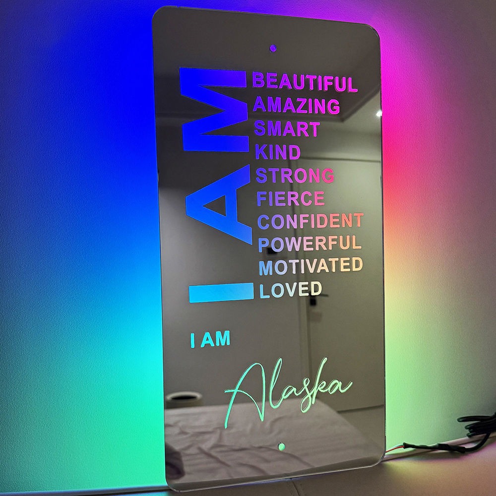 Personalized Name Mirror - Customized LED neon sign product image