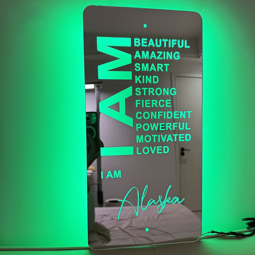 Personalized Name Mirror - Customized LED neon sign product image