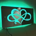 Personalized Couple Names Mirror Sign LED neon sign by NeonCS