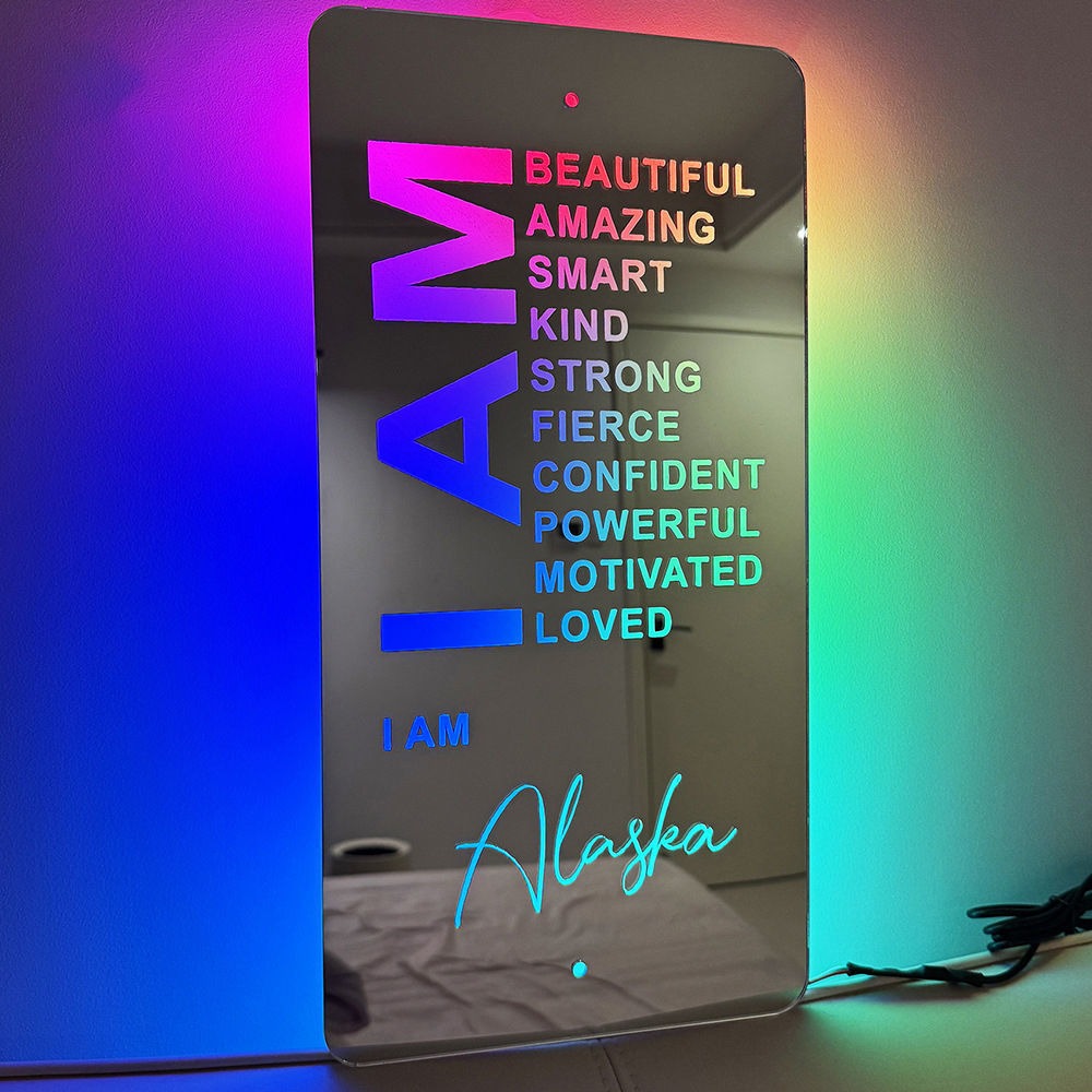 Personalized Name Mirror - Customized LED neon sign by NeonCS