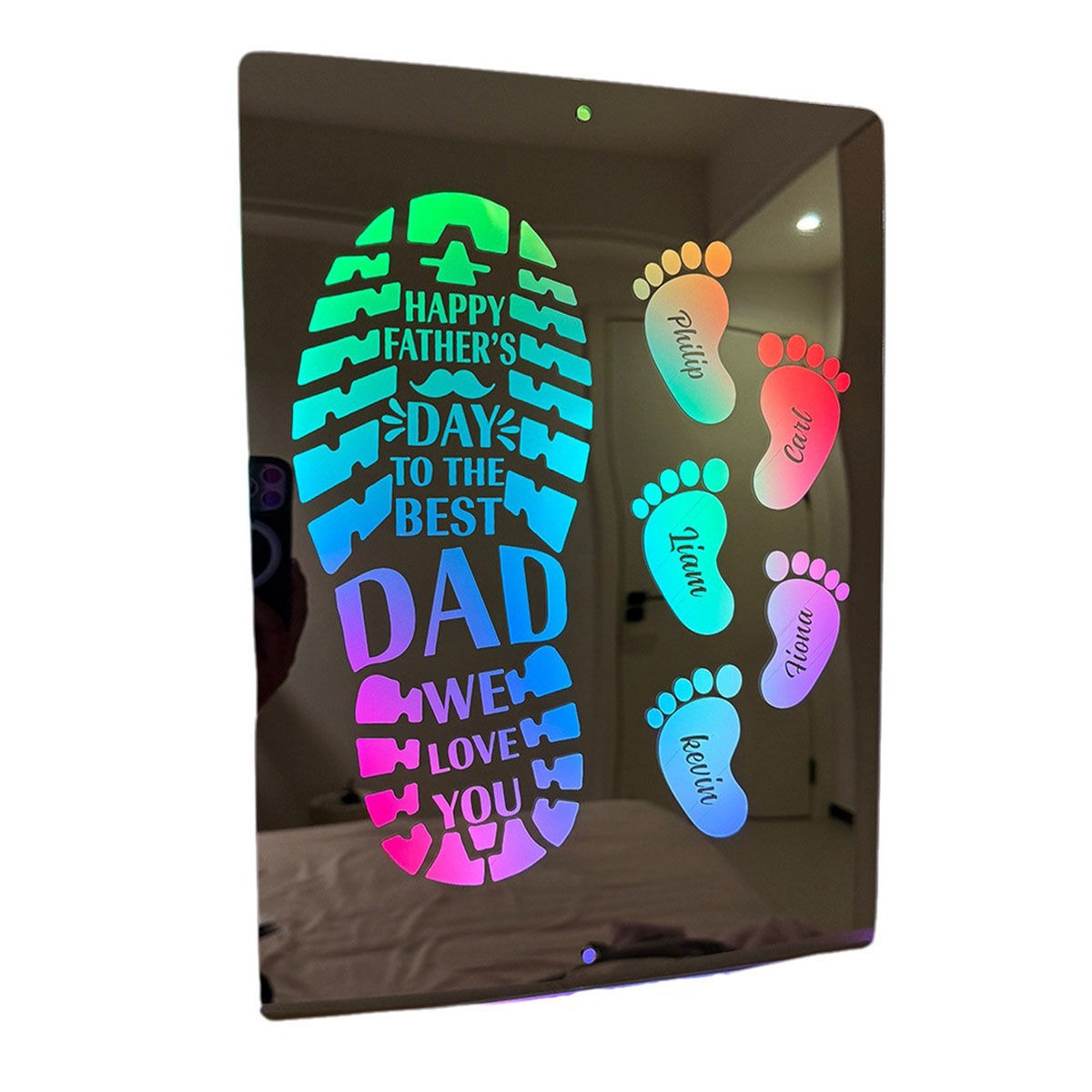 Personalized Name LED Mirror Sign with LED neon sign product image