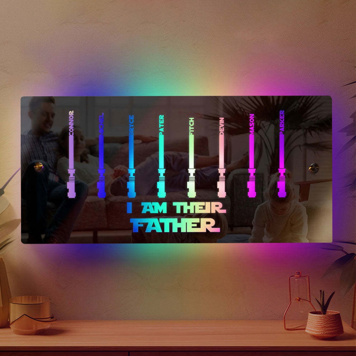 Personalized Name LED Neon Mirror - I LED neon sign by NeonCS