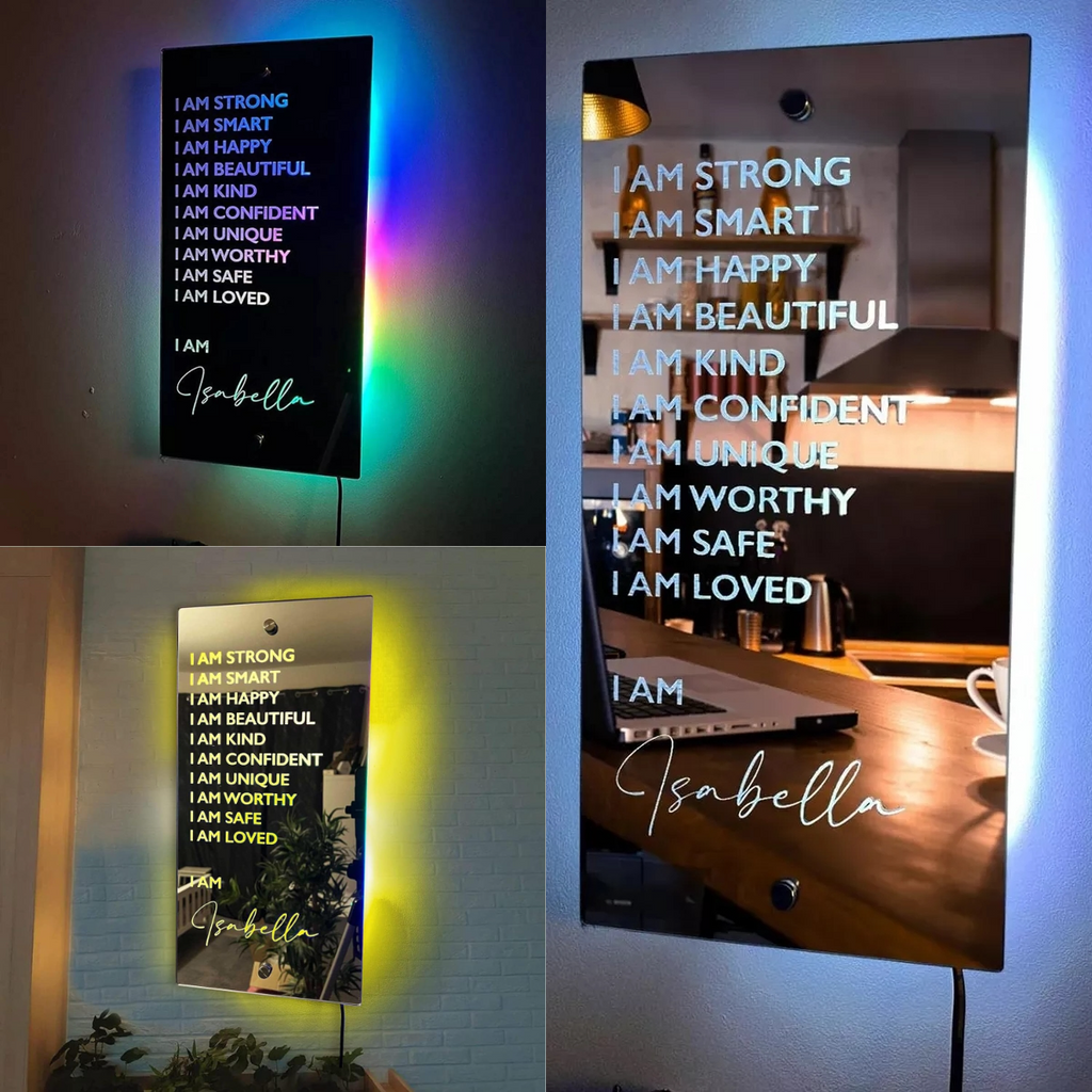 Personalized Name Mirror - Customized LED neon sign by NeonCS