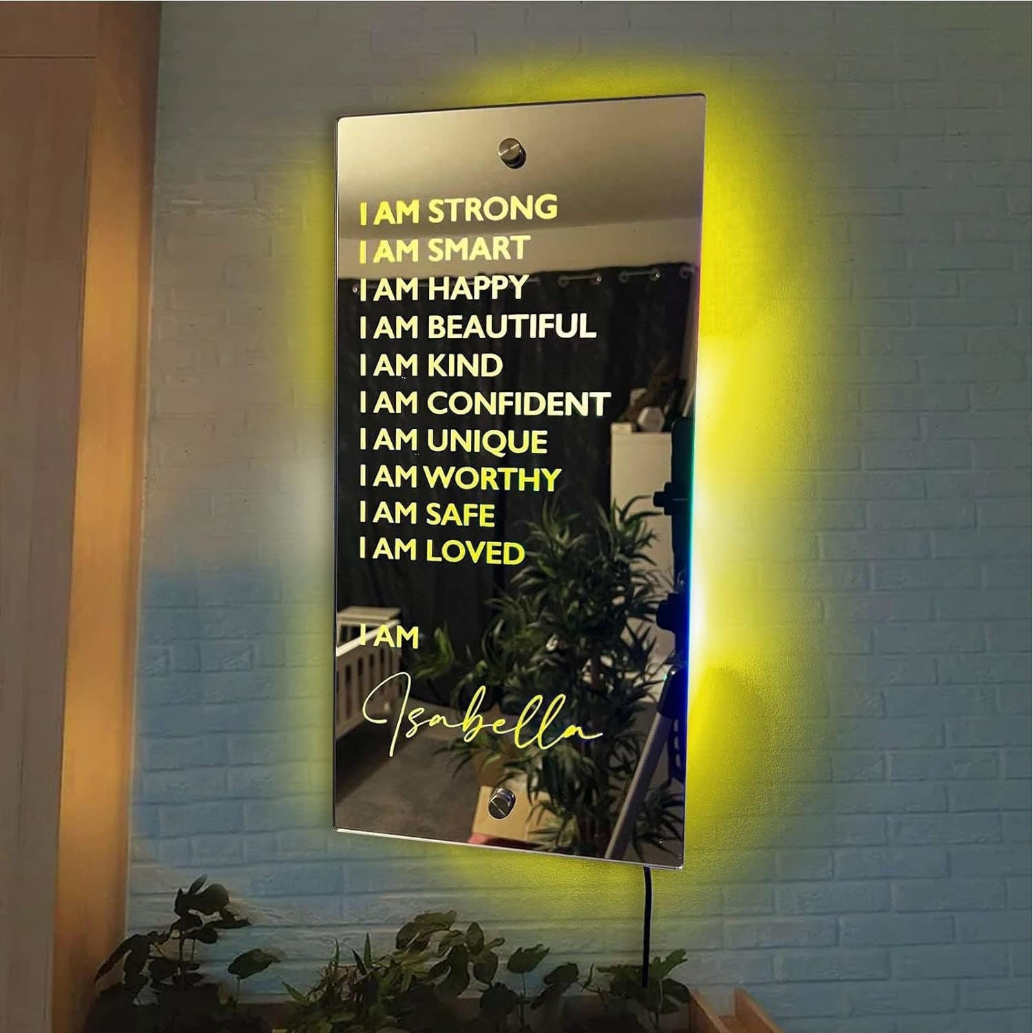 Personalized Name Mirror - Customized LED neon sign product image