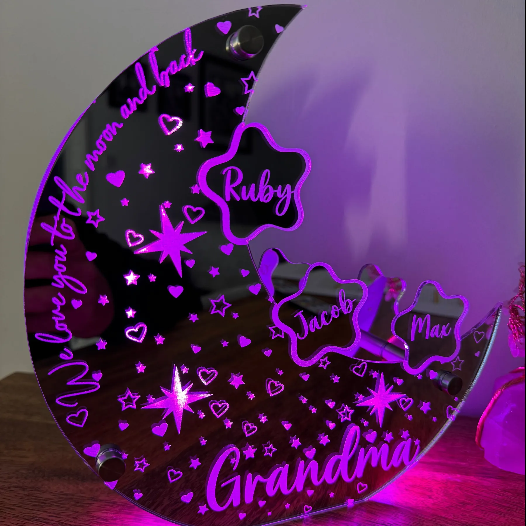 Personalized Celestial Moon Light LED neon sign product image