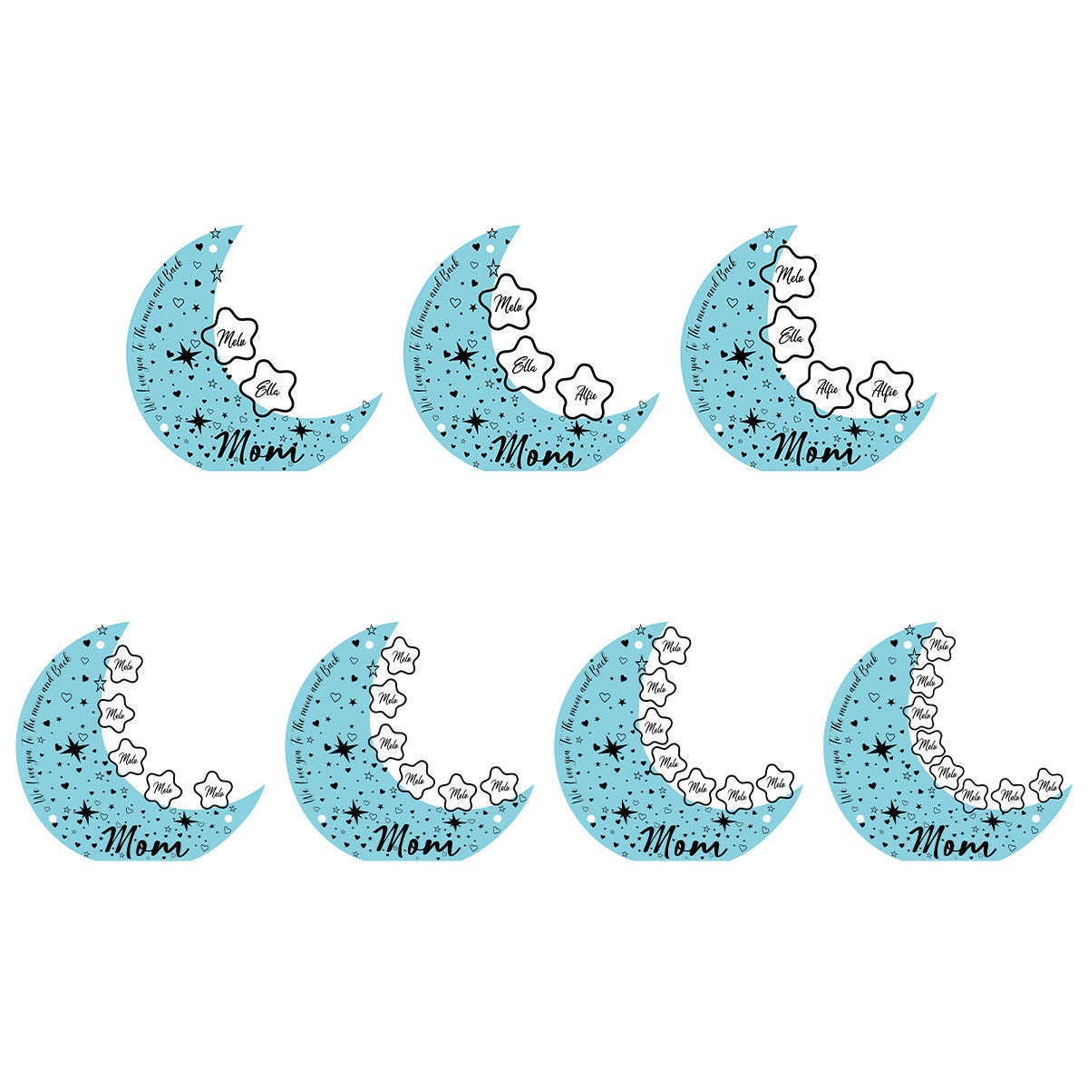 Personalized Celestial Moon Light LED neon sign product image
